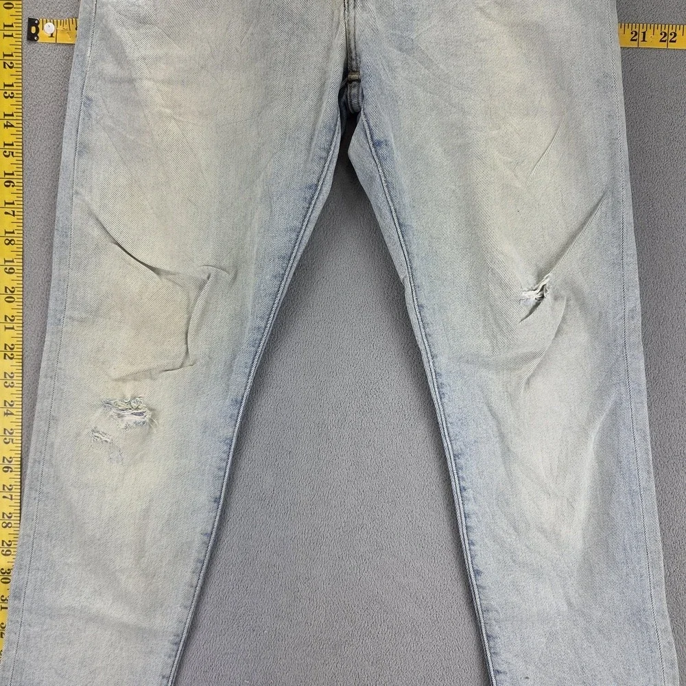 Levis Jeans Mens Blue Selvedge LVC Light Wash Thrashed Fits‎ 28x30